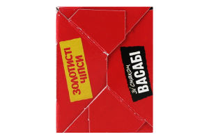 Чипси картопляні зі смаком васабі Золотисті к/у 50г