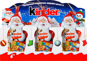 Шоколад фігурний молочний з молочним шаром Kinder к/у 45г