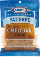 Kraft Natural Cheese Shredded Fat Free Cheese Cheddar