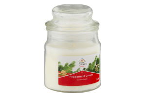 Smart Living Holiday Scented Candle Peppermint Cream