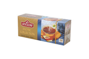 Чай черный Королевский Эрл Грей Exotic collection Hyson к/у 25х2г