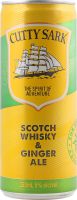 Напій слабоалкогольний Whiskey&Ginger ale 5% 250мл ж/б Cutty Sark