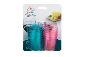 Smart Living Shot Plastic Glasses - 10 CT