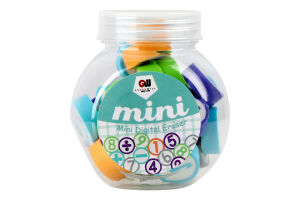 Набір ластиків в банці №KYYW3331464869 Mini Greenwill 1шт