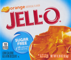 Jell-O Sugar Free Gelatin Dessert Orange