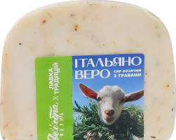 Сир ЛТ Доообра ферма Італьяно веро козяч з травами