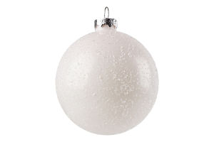 Прикраса ялинкова Куля Морський бриз скло 8см