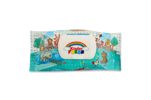Серветки вологі дитячі 120шт з клапаном Kinder Fresh