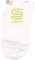 Шкарпетки дит Premier socks Економ рубч біл р18-20