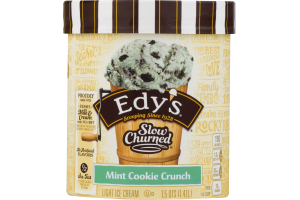 Edy's Slow Churned Light Ice Cream Mint Cookie Crunch