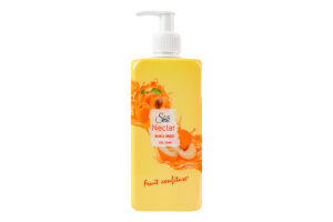 Крем-мило рідке Диня та абрикос Nectar Shik 450г