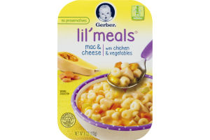 Gerber lil' meals Mac & Cheese with Chicken & Vegetables