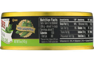 Bumble Bee Albacore Tuna with Jalapenos & Olive Oil