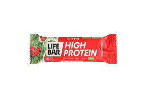 Батончик Lifebar протеїновий з полуницею органіч