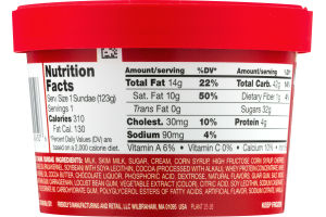 Friendly's Cherry Chocolate Chunk Sundae