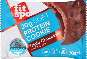 Печиво FitSpo протеїнове потрійний шоколад