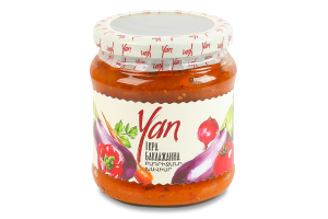 Икра баклажанная стерилизованная Yan с/б 470г