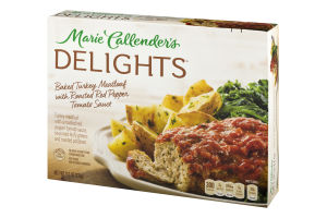 Marie Callender's Delights Baked Turkey Meatloaf with Roasted Red Pepper Tomato Sauce