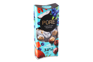Цукерки Pure Chocolate трюфелі мол шоколад асорті