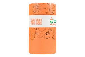 Чай чорний байховий ароматизований з додаванням квітково-фруктової сировини Опівнічний персик Tea Moments тубус 70г