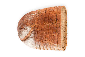 Хлеб половинка в нарезке пшеничный Гречневый дар Цар хліб м/у 350г