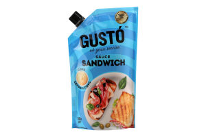 Соус Сэндвич-соус Gusto д/п 180г