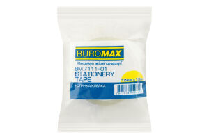 Стрічка клейка прозора №ВМ.7111-01 Buromax 1шт