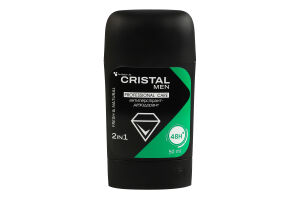 Антиперспірант-дезодорант для чоловіків 2в1 Натуральний Cristal 50мл