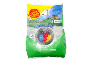 Порошок для стирки универсальный Горная свежесть Wash&Free 2.4кг