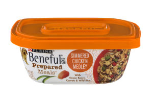Purina Beneful Prepared Meals Dog Food Simmered Chicken Medley