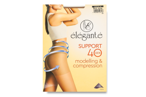 Колготки женские Elegante Support Modelling&Compression 40den 5 bronz