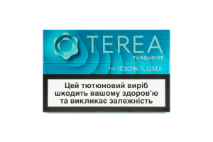 Изделие табакосодержащее для электрического нагревания с фильтром Terea Turquoise 20шт