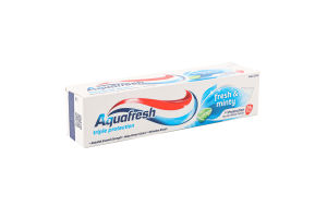 Паста зубная с фтором Fresh&Minty Triple protection Aquafresh 50мл