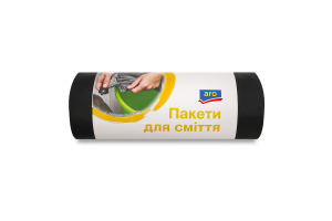 Пакети для сміття 70х95см 90л aro 15шт