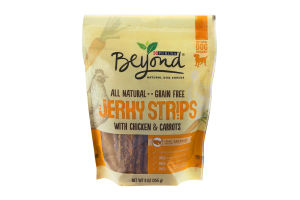 Purina Beyond Natural Dog Snacks Jerky Strips With Chicken & Carrots