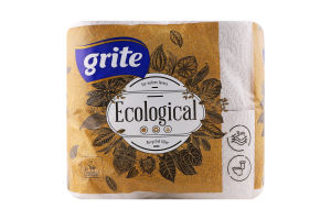 Папір туалетн Grite Plius Ecological 3шар 4шт