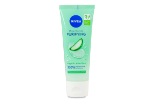 Скраб очищуючий рисовий Organic aloe vera Nivea 75мл