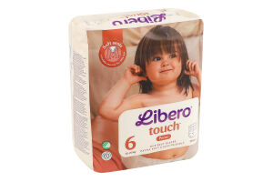 Трусики-подгузники для детей 13-20кг 6 Touch Libero 24шт