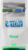 Корм д/котів Vet Life Renal д/підтримки функції нирок сухий 2кг Farmina