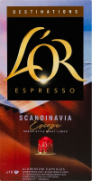 Кава натуральна смажена мелена в капсулах Scandinavian Escape Destinations Espresso L'OR к/у 52г
