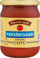 Соус пастеризований Український особливий Рідний край с/б 485г