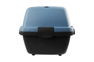 Переноска д/котів та собак до 6кг Капрі синя пластик 32*31*48см Тріксі