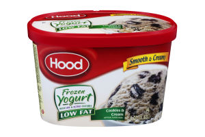 Hood Frozen Yogurt Low Fat Cookies & Cream
