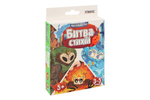 Игра настольная для детей от 5лет №30475 Битва стихий Strateg 1шт