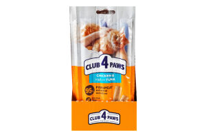 Корм дополнительный для котов с высоким содержанием тунца Курица Мясная палочка Премиум Club 4 Paws м/у 3х5г