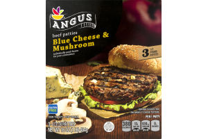 Ahold Angus Beef Patties Blue Cheese & Mushroom