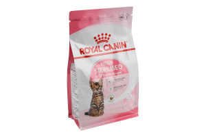 Корм сухий повнораціонний для стерилізованих кошенят Royal Canin м/у 400г
