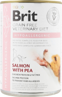 Корм д/собак Гіпоалергенік при харчовій алергії 200г ж/б Бріт ВетДієтс