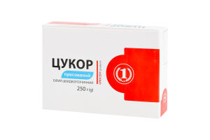 Цукор білий буряковий пресований швидкорозчинний ТМ "1" к/у 250г