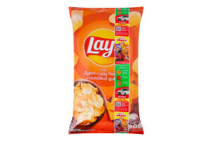 Чипсы картофельные со вкусом сыра Чеддер и сладкого лука Lay's м/у 120г